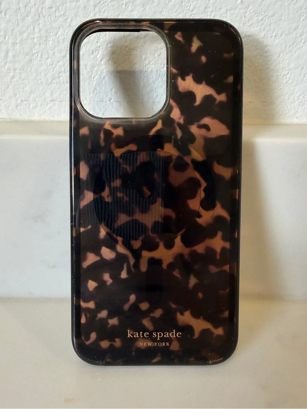 kate spade Tortoiseshell iphone 15 pro max Case
